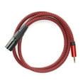thumbnail image 3 of XLR Male to 3.5mm TRS Cable, Jack Microphone Connection Cord Signal with Oxygen Free Copper Interconnection Cable, 3 of 7