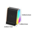 thumbnail image 4 of Usloyux under $5 1Pcs Wireless Charger, 2-in-1 Wireless Charging Station with Bluetooth Speaker, 15W Fast Charger with RGB Lights, Desktop Charger with Cool Light Effects, 4 of 9