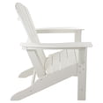 thumbnail image 5 of Northlight All Weather Recycled Plastic Outdoor Adirondack Chair, White, 5 of 6