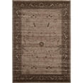 thumbnail image 2 of Unique Loom La Jolla Botanical Rug 7' x 10' Rectangle Light Brown/Dark Brown, 2 of 2