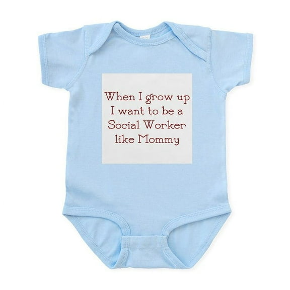 CafePress - Social Worker Baby Infant Bodysuit - Baby Light Bodysuit, Size Newborn - 24 Months