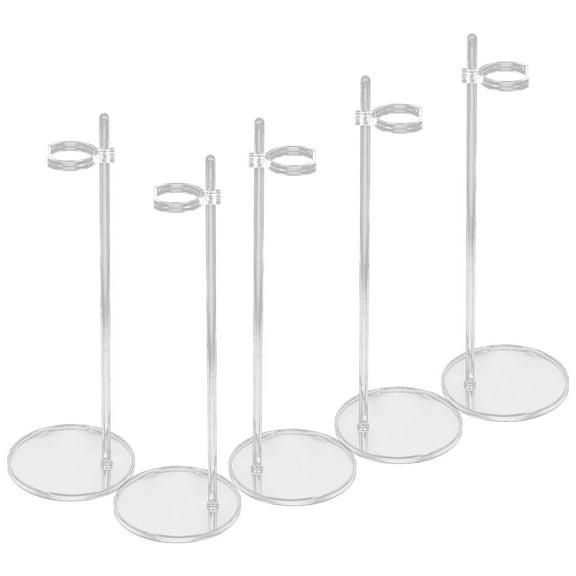OFFIGAM 5-Pack Adjustable Display Stands for Figurines, Action Figures, Collectibles, and Model Holders with Stable Support