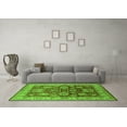 thumbnail image 3 of Ahgly Company Indoor Square Oriental Green Traditional Area Rugs, 5' Square, 3 of 4