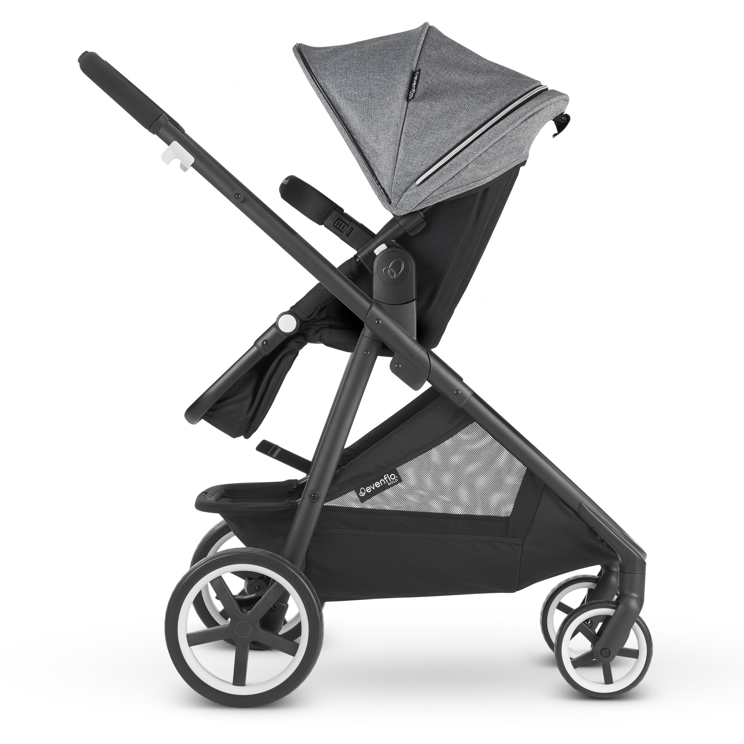Evenflo Gold Shyft Travel System Stroller w/ Car Seat, Sapphire Blue