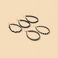 thumbnail image 3 of Nvzi Collar vintage, joyería de moda, collar de cadena tipo suéter, joyería hecha a mano (negro), 3 of 4