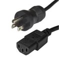 thumbnail image 1 of 6 ft. Hospital-Grade Power Cord - NEMA 5-15P to C13, 1 of 1