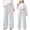 Grey, variant on Liyamei Girls Bow Tie Wide Leg Sweatpants Lightweight Straight Leg Joggers With Pockets Casual Pants For Toddler And Kids Girls Sweatpants Size Beige 4-5 Years