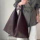 thumbnail image 3 of Bolso de asas de cuero PU Sonducket grande negro, 3 of 6