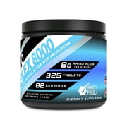 Amazing Muscle Amino Complex 8000 | 325 Tablets | Formula with Taurine, Creatine, L-Glutamine, Whey Protein, BCAA's | Non-GMO | Gluten-Free | Made in USA