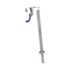 thumbnail image 5 of Grifo de llenado de vidrio para cocina, dispensador de agua de flujo ajustable, montaje universal en cubierta 37cm Plata, 5 of 9