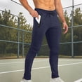thumbnail image 2 of Autumn Outdoor Workwear Hiking Trousers Men Multi-Pockets Drawstring Cotton Track Pant Men Sportswear Men's Jogging Pants Male Loose Straight Trousers Large Size, 2 of 5