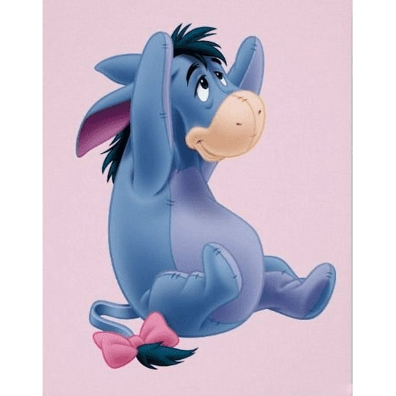 DIY 5D Round Full Drill Art Perfect for Relaxation and Home Wall Decor，Diamond Painting Kits for Adults,( Eeyore 12x16inch)