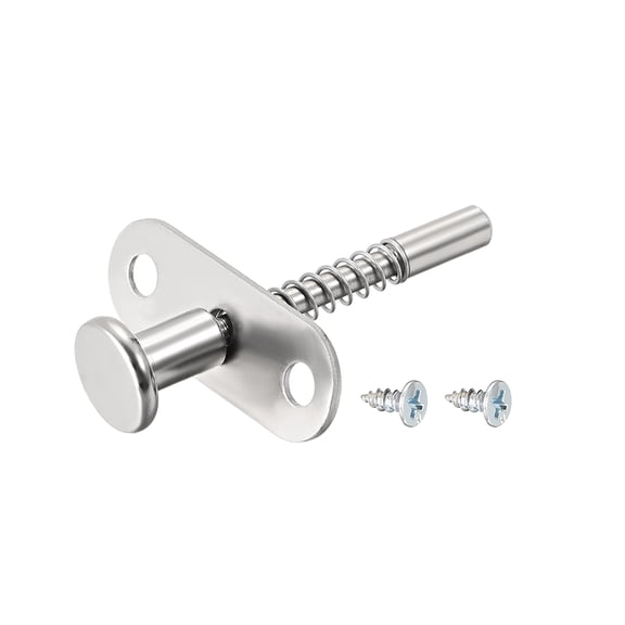 Plunger Latches Spring-loaded Stainless Steel 6mm Head 6mm Spring 60mm Total Length