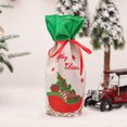 thumbnail image 1 of PIX-LINK Bolsa de cubiertas navideñas para botellas de vino, decoración navideña para el hogar, botella de champán, regalo de Navidad, Feliz Año Nuevo 2022 lyd modelStyleType, 1 of 2