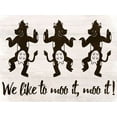 thumbnail image 2 of Prime, Marcus 24x19 White Modern Wood Framed Museum Art Print Titled - Moo It Moo it, 2 of 4
