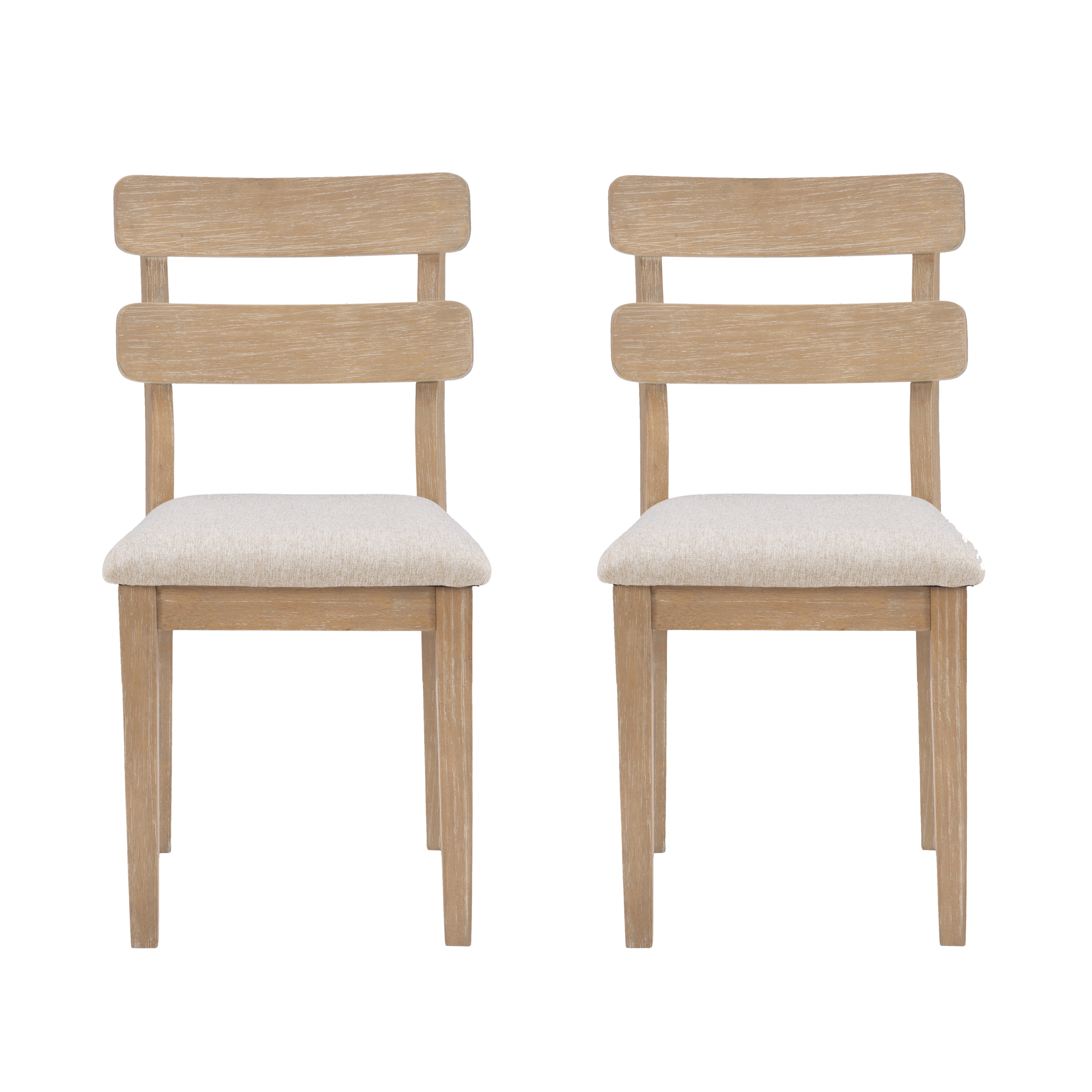 Powell Davini Upholstered Dining Chair, Natural