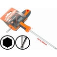 thumbnail image 1 of 4mm T-Handle Hexagon Torque 6Point Hex Key CRV TPR Screwdriver Wrench, 1 of 6