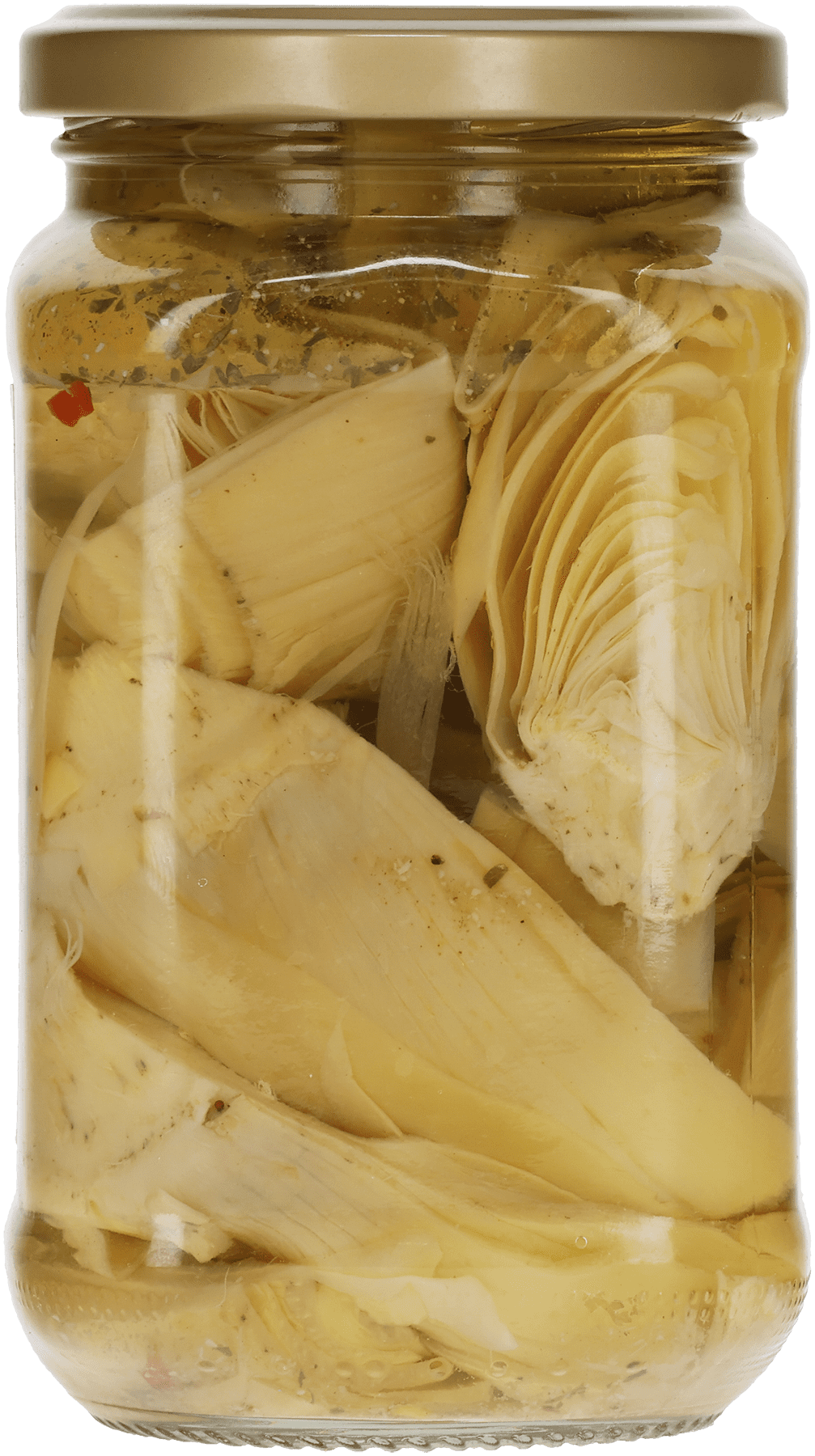 (4 pack) Vigo Quartered Marinated Artichoke Hearts 12 oz. Glass Jar