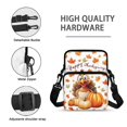 thumbnail image 7 of FUIALDOLG Cross Body Bags Thanksgiving Turkey Pumpkin, 2 Zippers Crossbody Wallet for Travel, Elastic Polyester with Compartments Coin Wallet Purse, 7 of 7