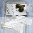 thumbnail image 2 of Thinsony Plastique Facile Installation Reptile Plate-Forme Faite avec Acrylique Robuste et Durable Large Application Blanc Petit, 2 of 6