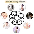 thumbnail image 3 of Black Elastic Hair Bands 120 pcs Hair Ties for Thick and Curly No Metal Hair, 3 of 5