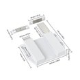 thumbnail image 2 of Double Push To Open Cabinet Door Catches Heavy Duty 2 Pack Magnet Push To Open Door Latch Touch Latches For Kitchen Door, 2 of 5
