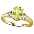 thumbnail image 2 of Star K � Oval 8x6 Genuine Lemon Quartz Love Promise Ring, 2 of 9