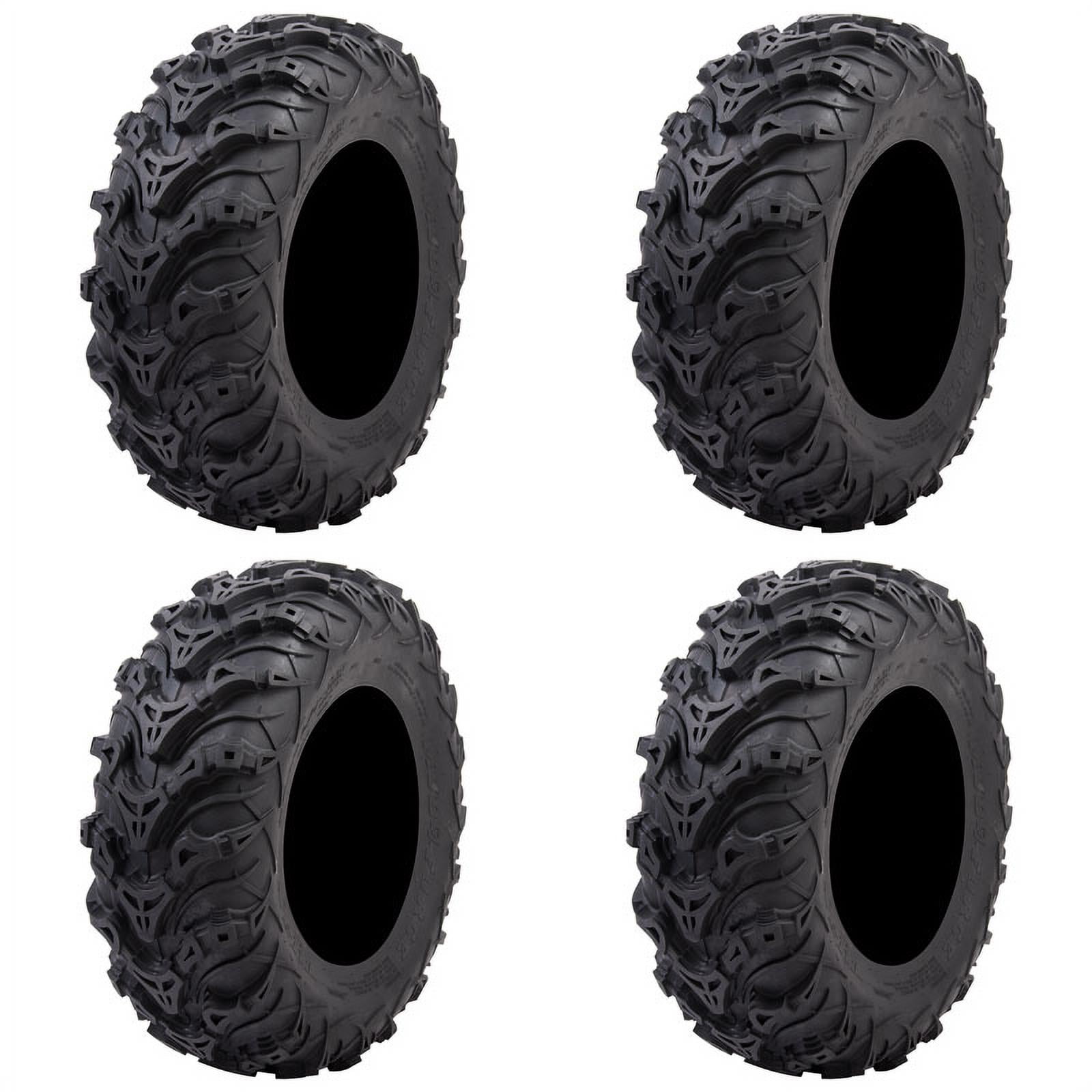 (4 Pack) Tusk Mud Force Tire 25x8-12 For Arctic Cat Prowler Pro Crew EPS 2024