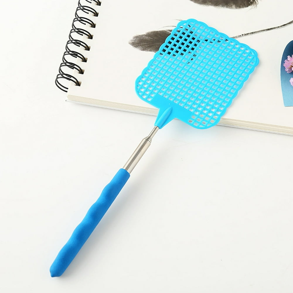 Bug & Fly Swatter Adjustable Plastic Fly Swatter Home Long Handle