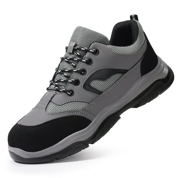 Safety Trainers Men Steel Toe Cap Trainers Lightweight Safety Shoes Women Work Boots Non-Slip Industrial Breathable