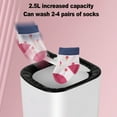 thumbnail image 4 of Automatic Portable Washing Machine Automatic Efficient Cleaning Quiet Mini Washer for Sock Underwear, 4 of 7
