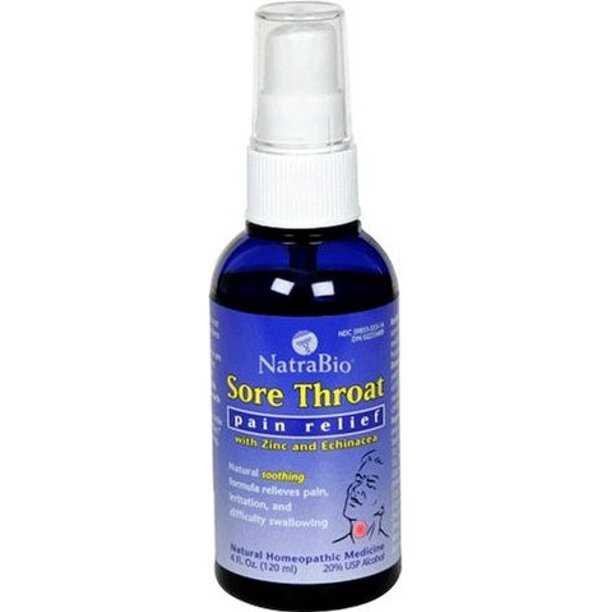 Natra Bio Sore Throat Spray, 4 Fl Oz