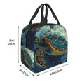 thumbnail image 3 of Disketp Surfing Turtle Bolsa Térmica para Almuerzo para Hombre y Mujer, Ideal para Trabajo, Senderismo y Picnic, 3 of 8