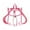 Rose Red, variant on Transparent Backpack PVC Clear Backpack Stadium Approved Waterproof Drawstring Transparent Visible Men Women Teenage Outdoor Travel Casual Bookbag Clear Stadium Bag