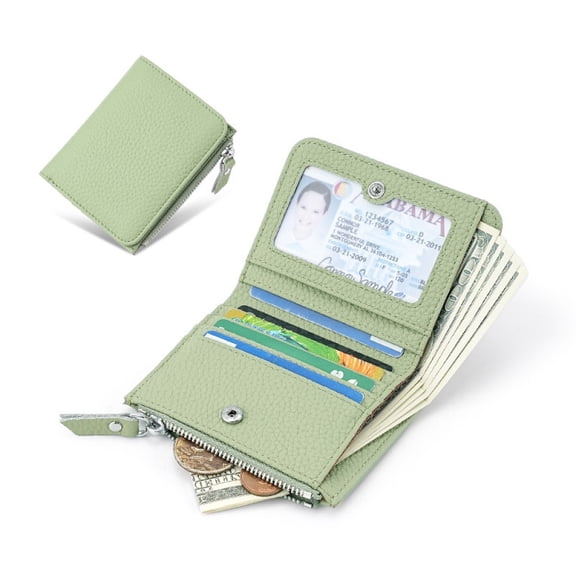 Radetop Leather RFID Blocking Women Wallet Purse with Zipper Coin Pocket and Multiple Card Slots