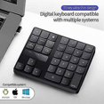 thumbnail image 4 of Teclado numérico, teclado numérico inalámbrico USB portátil de 35 teclas, teclado numérico externo ultrasilencioso recargable para MacBook/Macbook Pro/Air, 4 of 5