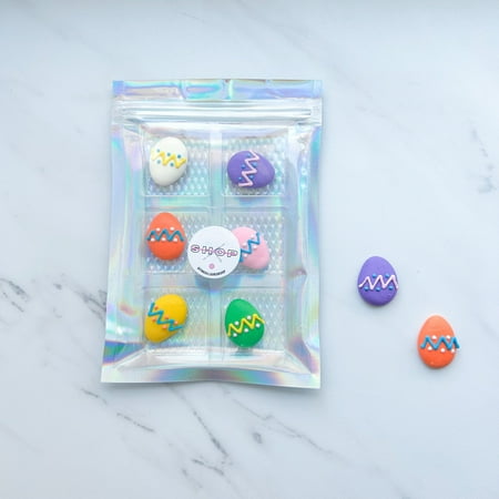 CHEVRON PRINT EASTER EGG EDIBLE DECORATIONS