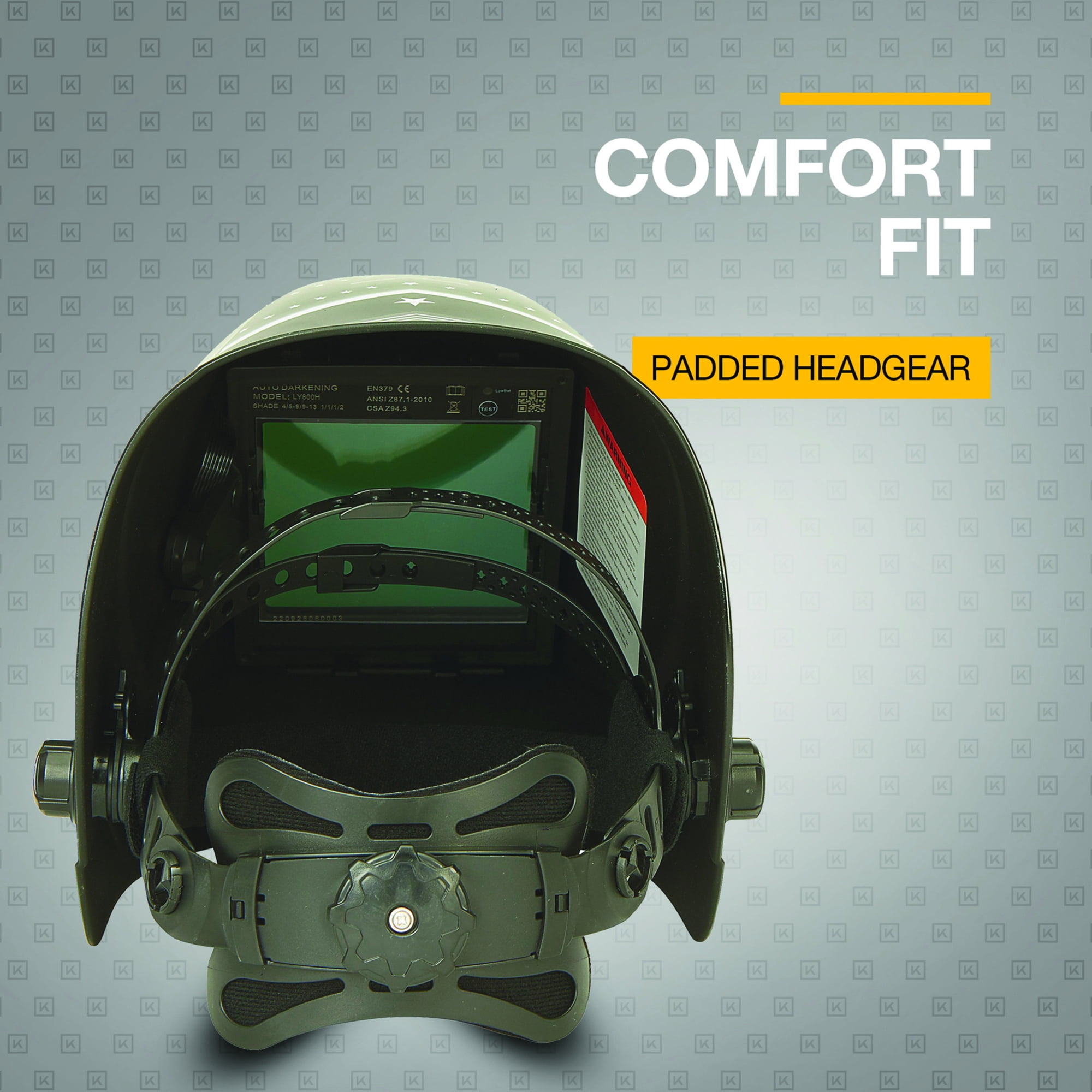 Klutch MonsterView 1400 Auto-Darkening Welding Helmet