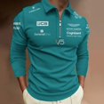 thumbnail image 1 of Aston Martin F1 Racing Short Sleeve, POLO Commemorative Shirt Peripheral Clothing, 1 of 4