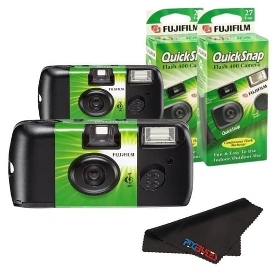 QuickSnap 400 Disposable Flash Camera (Dual pack 27 Exposures)