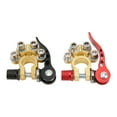 thumbnail image 4 of Top Post Connectors, Cable Clamp 2Pcs Positive Negative Multi Hole Quick Release Battery Terminals  For Vehicle For Car For Truck, 4 of 8