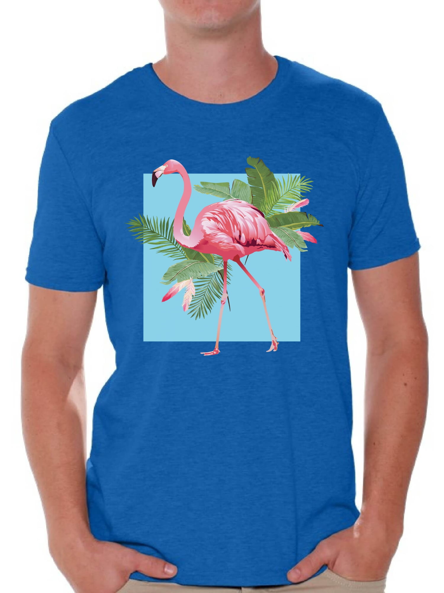 Awkward Styles - Awkward Styles Punk Flamingo Tshirt for Men Floral ...