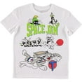 thumbnail image 2 of Boy's Space Jam Shorts and T-Shirt Set - Space Jam Boys Basketball Clothing set, 2 of 6