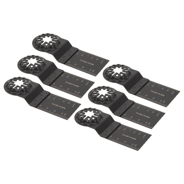 Juego De Hojas De Sierra Oscilantes, Amplia Compatibilidad, Alta Precisión, 34 Mm, 40 Mm De Profundidad De Corte, Kit De Cuchillas Multiherramienta De Acero Para Madera