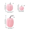 thumbnail image 3 of 12 Pack Small Decorative Pumpkins, Pink Fall Decor, Pink Halloween Decor, Pink Party Decor, for Halloween Party Decorations, Thanksgiving Home Table Accents, 3 of 5