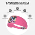 thumbnail image 3 of Cool French Bulldog No.136 Headbands for Women Men, Workout Elastic Sweat Band for Yoga Running Cycling Gym Exercise Non Slip Head Bands for Women's Hair, 3 of 5