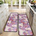 thumbnail image 4 of Kitchen Rugs Sets Of 2,Goldendoodle Dog and Flower Floral Anti Fatigue Kitchen Mat Rugs Non Slip Washable,Decorative Kitchen Floor Mats for Kitchen,Sink,Laundry,17"x47"+17"x47", 4 of 5