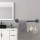 thumbnail image 2 of Jeasor Toallero de tubo industrial, toallero, resistente, montado en la pared, rústico, soporte para toallas de baño para baño (negro, 16.0 in), 2 of 5