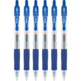 thumbnail image 1 of WWS-G2 Retractable Rollerball Gel Pens, Ultra Fine Point, 0.38mm, Blue Ink, 6 Count, 1 of 4