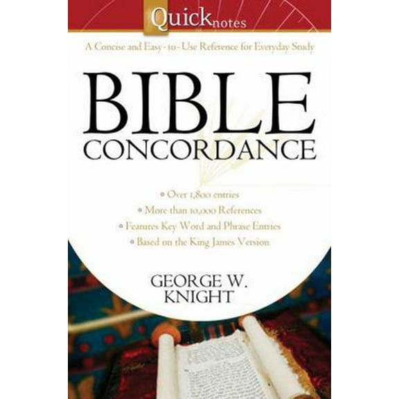 Pre-Owned Quicknotes Bible Concordance (Paperback) 1602604436 9781602604438